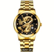 Złoty zegarek z Smokiem 