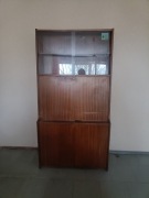 Biblioteczka sekretarzyk rozkładane stare czasy PRL-u PRL 