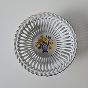 Porcelanowy Ażurowy Koszyczek Apulum Rumunia