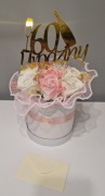 Flower Box - Urodziny - 60lat - 60tka  - Bukiet - Prezent 