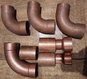 Nypel mufa redukcja redukcyjna miedź fi 54mm/76mm