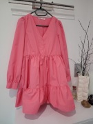 Nowa różowa sukienka boho rozmiar S/M