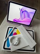 iPad 10.9 generacji 2022 Wi-Fi 64 GB Srebrny Apple Pencil USB-C Etui Folia 