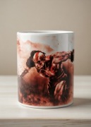 God of War gra prezent dla gracza geeka nerda niego kubek Ceramiczny