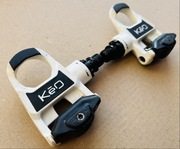 Pedały Zatrzaskowe LOOK KEO SPRINT DELTA SPD bloki wpinane Szosowe Białe