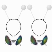 Nowe! Kosmiczne okulary i kosmiczna opaska przebranie karnawał halloween 