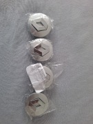 Dekielki do alufelg renault  57 mm srebrne