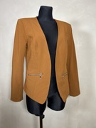 Musztardowy kardigan Bonprix Selection XL 42 elegancki bez zapięcia