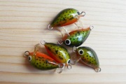 Woblery hand made tonące 2 cm 1,2g rękodzieło.