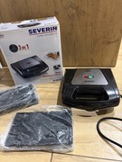 SEVERIN Opiekacz 3w1 Sandwich Grill Gofry Nowy po zwrocie Sprawny
