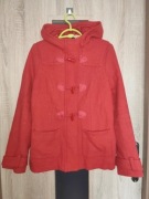 199 Czerwony płaszczyk budrysówka z kapturem rozmiar M/38