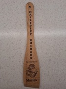 Łopatka szpatułka grawerem dla najlepszego kucharza Maćka