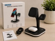 Ładowarka Indukcyjna 3w1 MagSafe iPhone Apple Watch AirPods