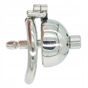 Mały pas cnoty Chastity cage Stalowy dilator + Pasek  oring 45mm
