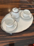 O&E.G Royal Austria komplet mokka biała 