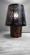 LAMPA LAMPKA NOCNA STARE DREWNO LOFT 