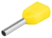 Podwójna tulejka izolowana (PA6.6) z miedzi cynowanej Tracon E22I 10szt.