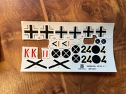 Kalkomania  Henschel Hs 123 A1/B1  scala 1:48   scala 1:48