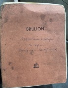 Ręcznie pisany dziennik 1942 rok. Poruszajace
