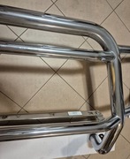 Rury_orurowanie chrom przód Pajero 2, V20 - 21