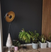 Lampa podłogowa na trojnogu loftowa