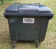 pojemnik na odpady komunalne ZMIESZANE 660 l