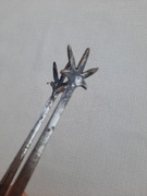 Platerowane stare  szczypce do lodu.