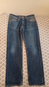 Męskie dżinsy Levis 502 , granatowy