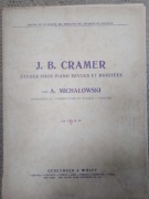 Nuty J. B. Cramer Etiudy oo. A. Michałowski na