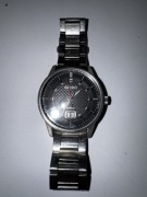 Zegarek Seiko SUR051 Big Date 100M Carbon Dial - Klasyk