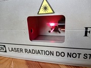 Polski laser projekcyjny Flash Butrym czerwony duża obudowa defekt