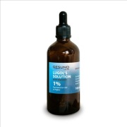 Płyn roztwór Lugola z gliceryną 1% 100 ml,  jod czysty  glicerol GESUNDLAND