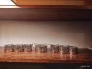 Zestaw cukierniczka i sześć koszyków do szklanek