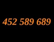 ZŁOTY NUMER 452 589 689 Orange