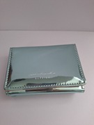 Portfel damski niebieski metaliczny