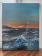 obraz akryl 40/50 TYTUL - Morska fala