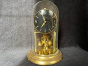 Zegar Roczniak Kern Mosiężny Szklany Klosz 