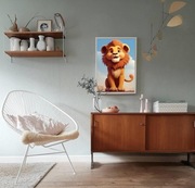 Diamentowy obraz 5D Simba, "zrób to sam" 