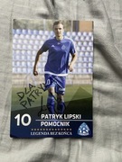 Autograf podpis Patryk Lipski Ruch Chorzów z dedykacją