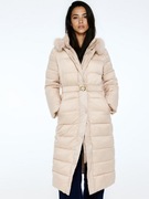 Zimowy płaszcz Mohito rozm. 38 beżowy 6706X-08X