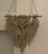 Wisząca makrama ścienna handmade boho dekoracja