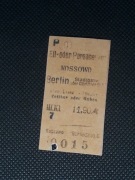 Magnes Bilet Kossowo (Kosowo Wkp.) - Berlin