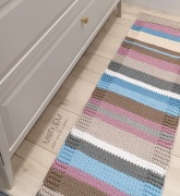 Dywan chodnik ze sznurka pleciony 50/130cm bawełna Motkiemisznurkiem