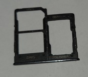 SZUFLADKA KARTY DUAL SIM SD SAMSUNG A40 A405 BLUE NOWA ORYGINALNA