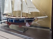 Ogromny model statku (szkuner - ozdoba)