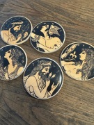 Kafelki/płytki vintage 5 sztuk H&R Johnson