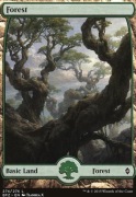 MTG Battle for Zendikar: Forest (274 E - Full Art) FOIL