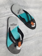 Klapki Louluen, rozmiar 43 - kolor szary, czarny, seledynowy