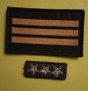 Państwowa Straż Pożarna - dystynkcje - naszywki