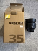 Nikkor AF-S DX 35mm f/1.8G + filtr UV